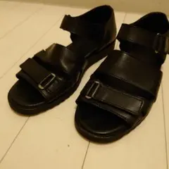 Paraboot OUVEA レザーサンダル サイズ40 ブラック パラブーツ - メルカリ