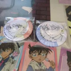 名探偵コナン　缶バッジ　２個