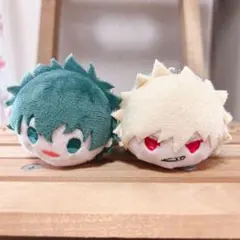 僕のヒーローアカデミア もちもちマスコット 緑谷出久 爆豪勝己 キーホルダー