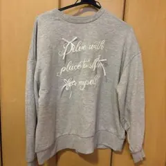 INGNIリボン付きトレーナー