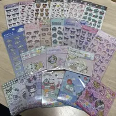 サンリオ シール おはじきシール 大量まとめ売り 21枚