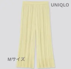 美品＊UNIQLO ユニクロ　ウエストギャザー　シフォンプリーツスカートパンツ