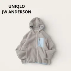 ユニクロ JWアンダーソン コラボ ボアフリースジャケット フルジップ 防寒