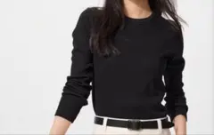 ユニクロ ソフトリブクルーネックT