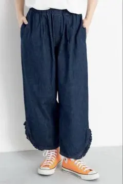 buoybuoy ブイ　8ozDENIM FRILL パンツのサムネイル