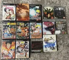 PS2・PS3ソフトセット（ファイナルファンタジー、ナルト、バイオハザードなど）