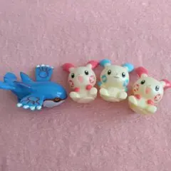 ポケモンすくい人形　プラスル、マイナン、カイオーガ