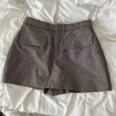 グレー チェック柄 ハーフパンツのサムネイル