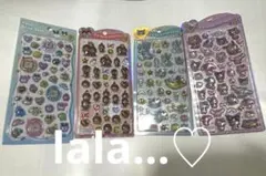 うるちゅる ポップシール ３枚 ＋ たまごっち プチドロップシール／４枚セット