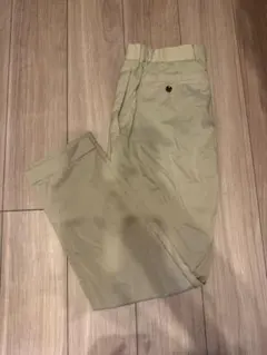 メンズ ベージュ スラックス ビジネスパンツ　夏用のサムネイル