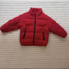 GU ヒートパデッドブルゾン レッド 110サイズ