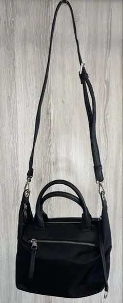 【数回使用　美品】ダブルアンド デイナイト] ルノ 2wayナイロントート　黒