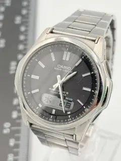 CASIO wave ceptor メンズ 腕時計 電波ソーラー