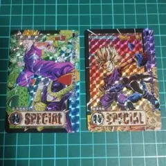 海外製ドラゴンボール Z カードダス 2枚セット　孫悟飯 スリーブ付き