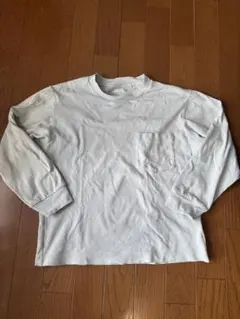 UNIQLO 長袖カットソー 150サイズ ライトグレー