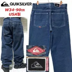 QUIKSILVER USA製 Baggy Jean デニム バギージーンズのサムネイル
