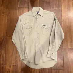 【※傷あり】90s Wrangler ウエスタンシャツ 14.5／33のサムネイル