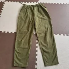 studio clipカーキイージーテーパードパンツ