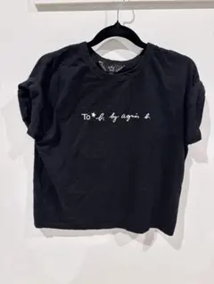 To b. by agnès b. 黒 Tシャツ サイズ38