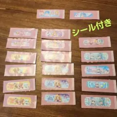 プリキュア　アニメキャラクター絆創膏セット　19枚　シール5枚付き