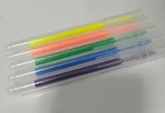 蛍光ペン 5本セット 文房具 事務用品 筆記具　マーカー 色付きペン 日用品