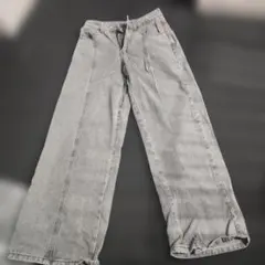 グレー ストレートデニム 約40cmウエスト