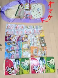 約5000円お得！しかも大量オマケ付き！小動物 フード 床材 まとめ売りのサムネイル