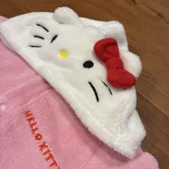 ハローキティ フード付き ロンパース ピンク 90cm