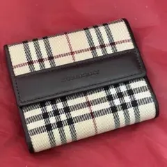 美品！Burberry☆コンパクトウォレット 三つ折り財布