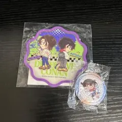 くら寿司 名探偵コナン コースター 萩原 松田 缶バッジ 江戸川コナン セット