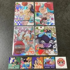 ラウンドワン　ワンピースカード　ニコ・ロビン　4枚セット