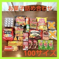 お得❗️お菓子詰め合わせ　まとめ売り　100サイズ