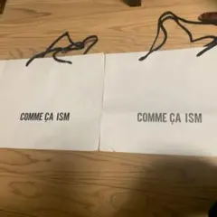 COMME CA ISM ショップ袋 2枚セットのサムネイル