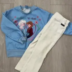 アナ雪　上下セット　100/110 プティマイン