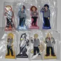 ヒロアカ　一番くじ　ラバースタンド　8種セット