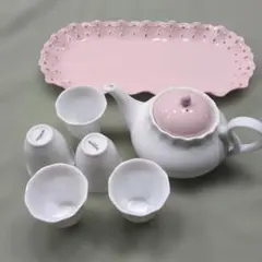 Guy Laroche ギラロッシュ　ティーポット トレーとカップセット　桜春色