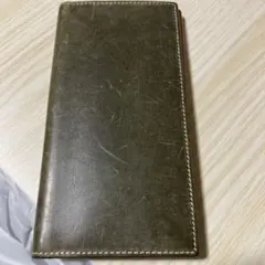 [Dom Teporna] メンズ 長財布 薄型 レザー 内 ヌメ革 二つ折り