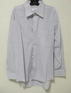 大きいサイズ L'Av ac tool ストライプ長袖シャツ LL(43-84)