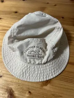 mont-bell ベビー帽子 フリー　ホワイト