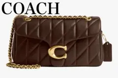 新品】COACH CP150 ゴールド タビー ショルダー 26キルティング - メルカリ
