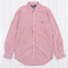 【Ralph Lauren】ギンガムチェック Lサイズ相当 0167