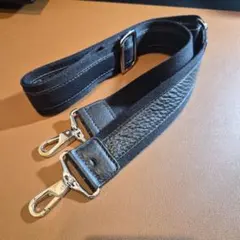 未使用級 DELVAUX デルヴォー ショルダーストラップ レザー ベルト 黒