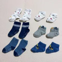 ユニクロ ベビー靴下 9-12cm 6足セット