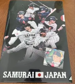 【非売品】侍ジャパンクリアファイル 近藤健介 缶バッチ ホークス