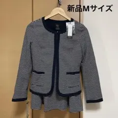 ボーダージャケット＆スカートセット