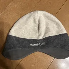 mont-bell キッズ用ニット帽 FREE グレー/ブラック