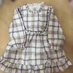 SHEIN チェック柄ワンピース 18-24M