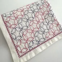 刺し子ふきん〜朝顔