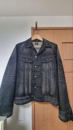 美品★Lee raiders Gジャン ジャケット 黒デニムのサムネイル