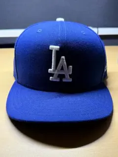 New Era LAキャップ 青 3/8 58.7cm